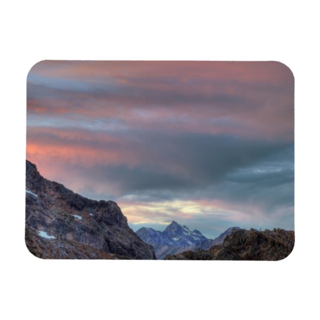 Argonaut Peak, Sonnenuntergang Magnet (Horizontal)