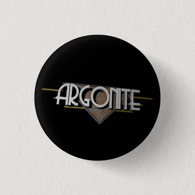 Argonit-Knopf Button (Vorderseite)