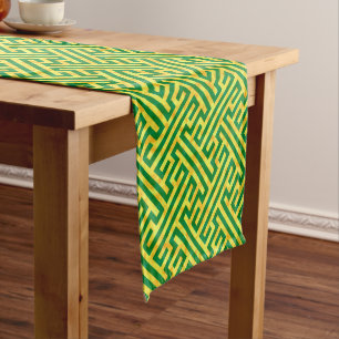 Argos Green Gold Kurzer Tischläufer