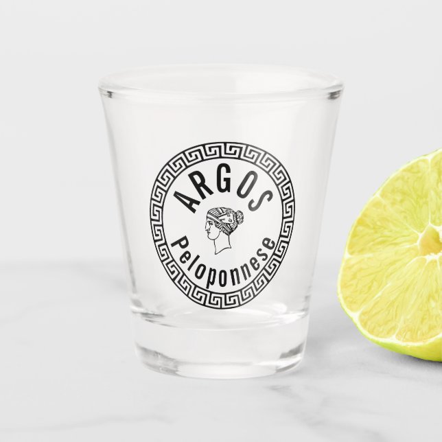 Argos - Peloponnes (Griechenland) Schnapsglas (Vorderseite)