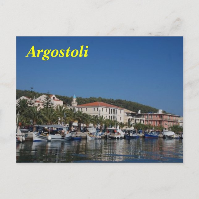 Argostoli Postkarte (Vorderseite)