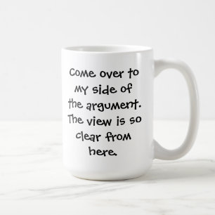Argument-Tasse Kaffeetasse