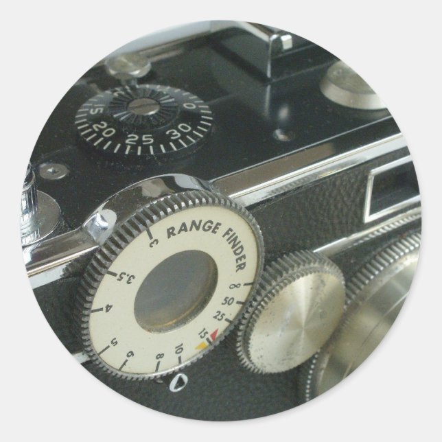 Argus C-3-Aufkleber Runder Aufkleber (Vorderseite)