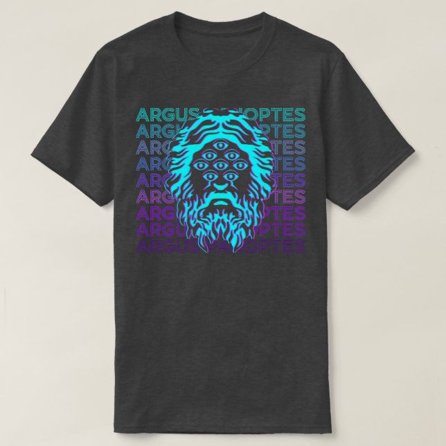 Argus Panoptes Argos Griechische Mythologie Retro  T-Shirt (Design vorne)