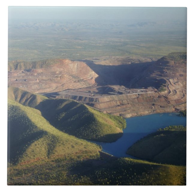 Argyle-Diamantenmine Fliese (Vorderseite)