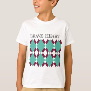 Argyle-Grafik-Jungen-T-Shirt T-Shirt