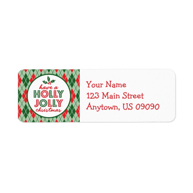 Argyle Have A Holly Jolly Christmas (Vorne)