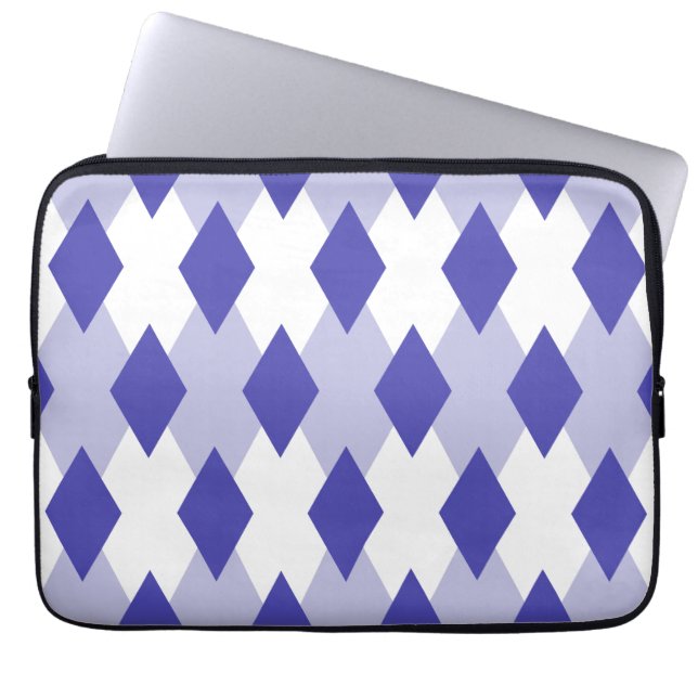 Argyle-Karo-Muster_4A46B0 Laptopschutzhülle (Vorderseite)
