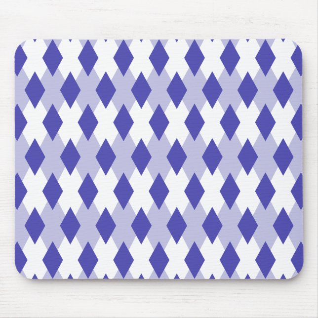 Argyle-Karo-Muster_4A46B0 Mousepad (Vorne)