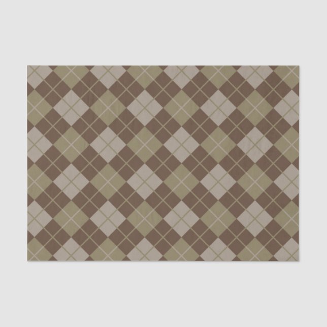 Argyle-Muster Seidenpapier (Vorderseite)