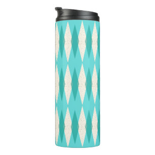 Argyle-Wärmebecher im Mid-Century-Modern-Stil Thermosbecher