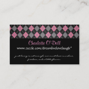 Argyle; Website-Marketing Visitenkarte