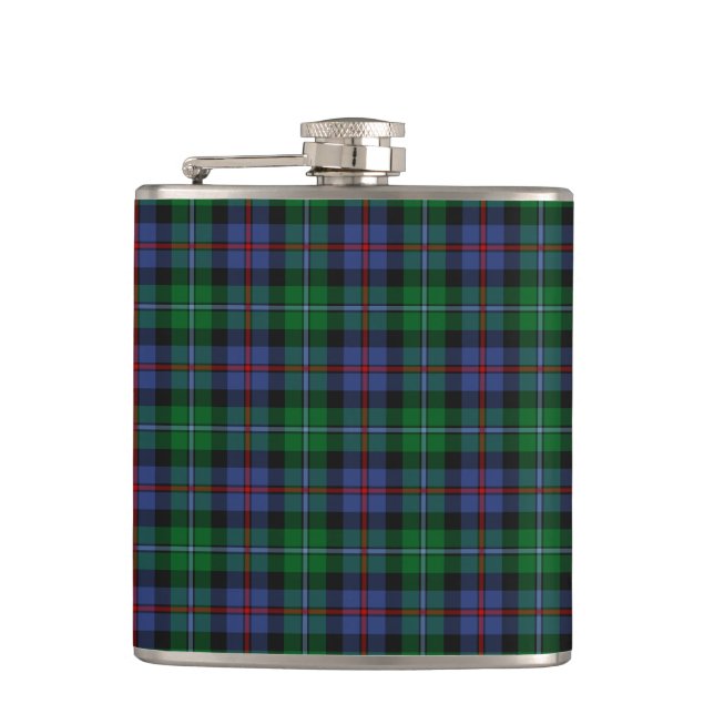 Argyll District Tartan Hip Flask Flachmann (Vorderseite)