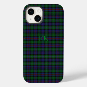 Argyll District Tartan mit Monogramm/Name Case-Mate iPhone 14 Hülle