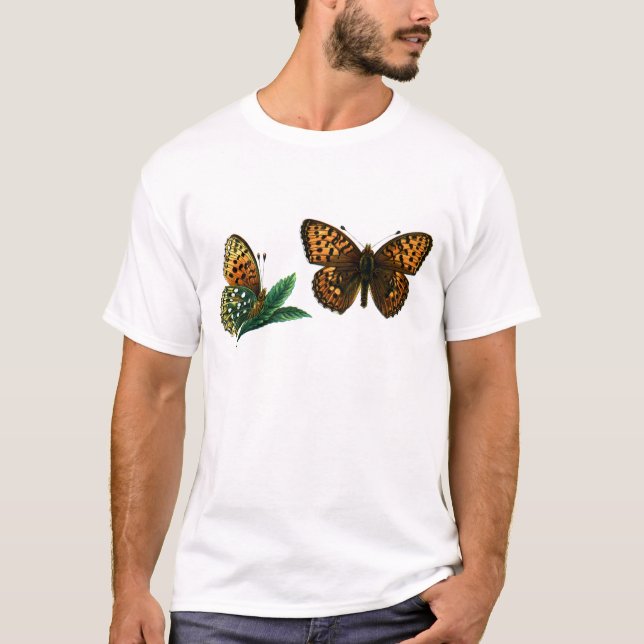 Argynnis aglaja T-Shirt (Vorderseite)
