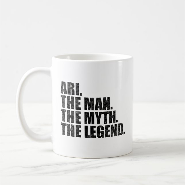 Ari Name, Ari Der Mann Der Mythos Die Legende Kaffeetasse (Links)