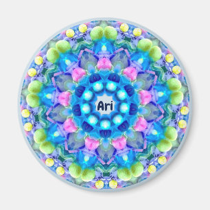 ARI ~ Personalisiertes Ostermuster Fraktal ~ Magne Magnet