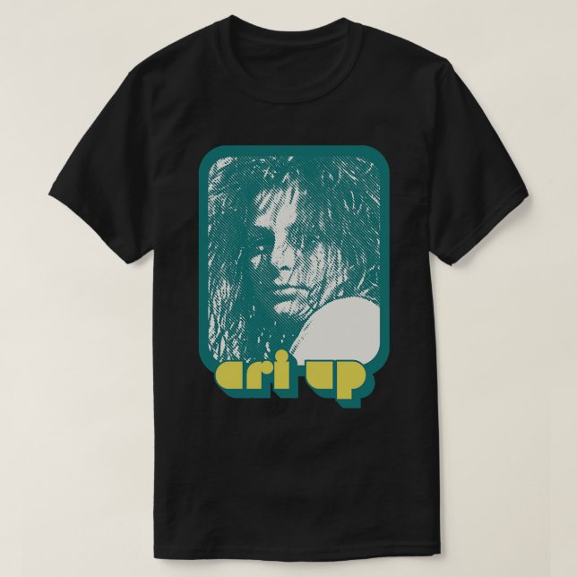 Ari Up Retro ästhetisches Lüfterdesign T-Shirt (Design vorne)