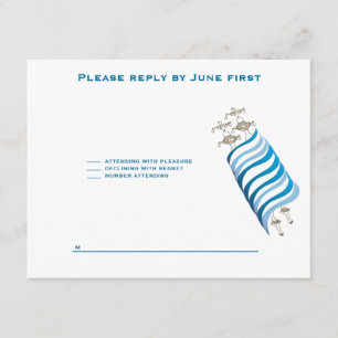 Ari Yonatan Torah Bar Mitzvah RSVP Karte