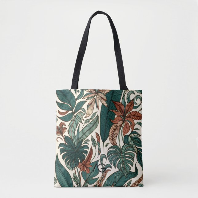 Aria Grace Linear Rhythm Botanical Line Art Druck (Vorderseite)