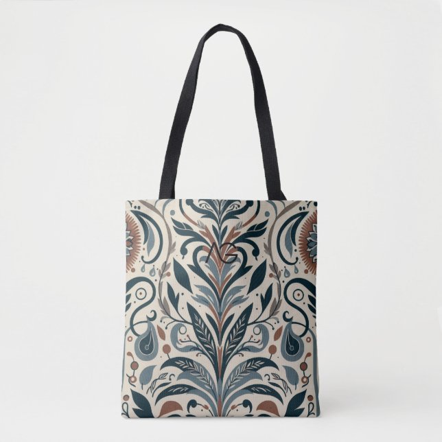 Aria Grace Urban Bloom Linear Abstract Print (Vorderseite)