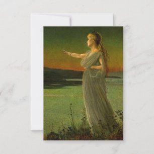 Ariadne auf Naxos John Atkinson Grimshaw  RSVP Karte