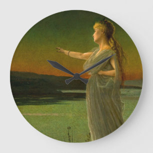 Ariadne bei Naxos John Atkinson Grimshaw Große Wanduhr