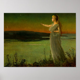 Ariadne bei Naxos John Atkinson Grimshaw Poster