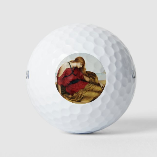 Ariadne in Naxos (klassischer griechischer Mythos) Golfball (Vorderseite)