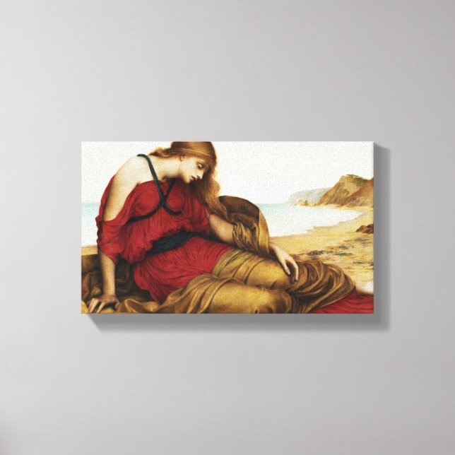 Ariadne in Naxos (klassischer griechischer Mythos) Leinwanddruck (Vorderseite)