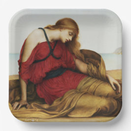 Ariadne in Naxos (klassischer griechischer Mythos) Pappteller