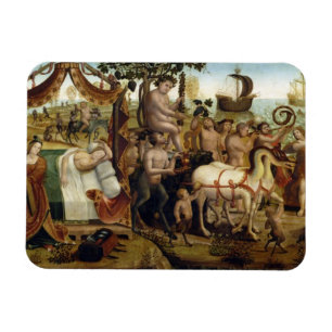Ariadne in Naxos, von der Geschichte von Theseus Magnet