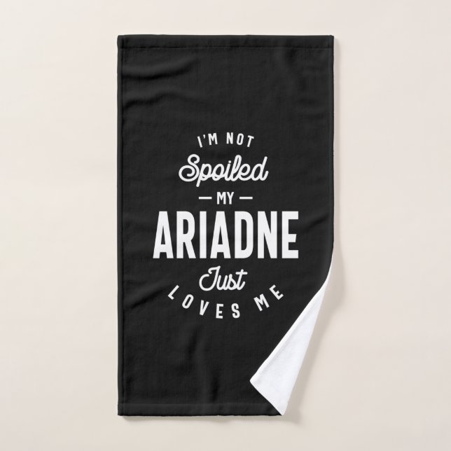 Ariadne Personalisiert Name Geburtstagsgeschenk Handtuch (Handtuch)