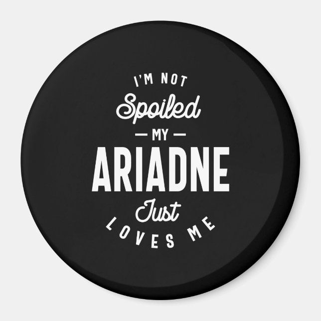 Ariadne Personalisiert Name Geburtstagsgeschenk Magnet (Vorne)
