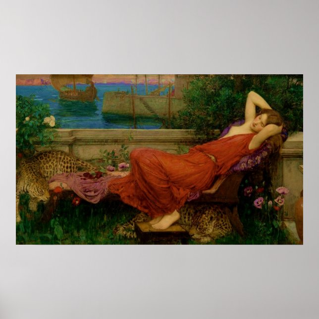 Ariadne von John William Waterhouse Poster (Vorne)