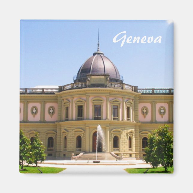 Ariana Museum Genfer Magnet (Vorne)