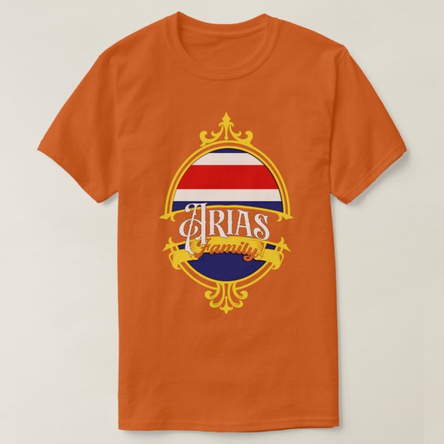 Arias Family Costa Rica T-Shirt (Design vorne)