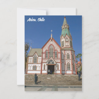 Arica, Chile, Cathedral Postkarte
