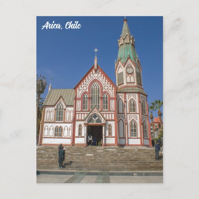 Arica, Chile, Cathedral Postkarte (Vorderseite)