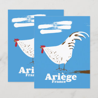 Ariège France Reiseplakat.