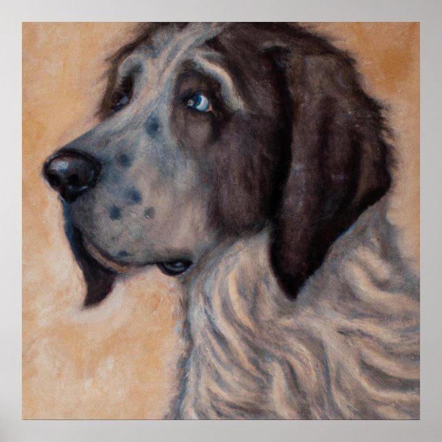 Ariegeois - Dog Portrait Poster (Vorne)