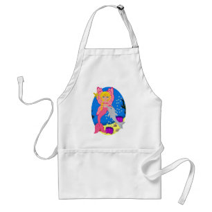 Ariel, die rosa Merfaery und Dolphin-Schürze Schürze
