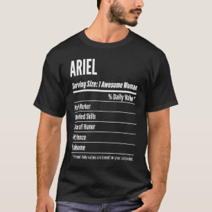 Ariel ernährungsphysiologische Fakten für Größenka T-Shirt