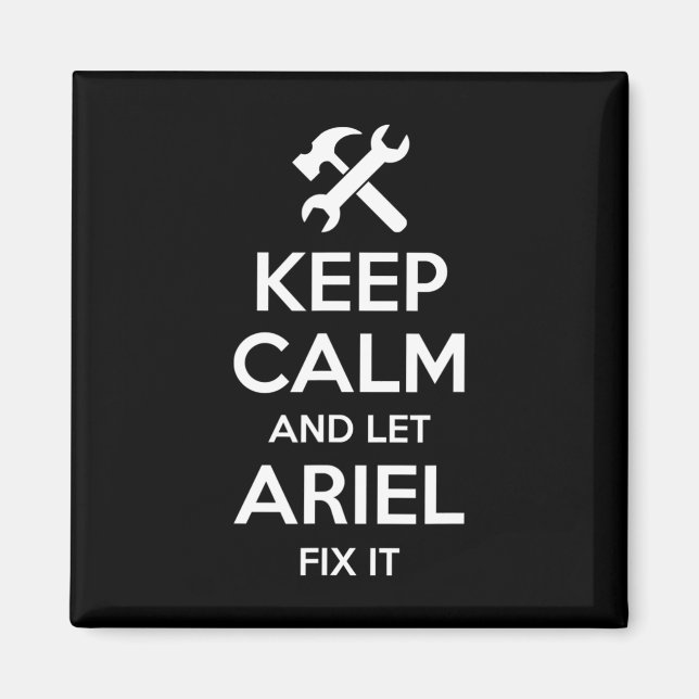 Ariel Fix Quote Funny Geburtstag Personalisierter  Magnet (Vorne)