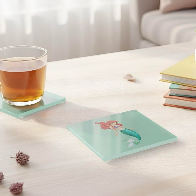 Ariel Glass Untersetzer (Von Creator hochgeladen)