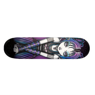 Ariel gotischer großer mit Augen Emo Engel Skateboard