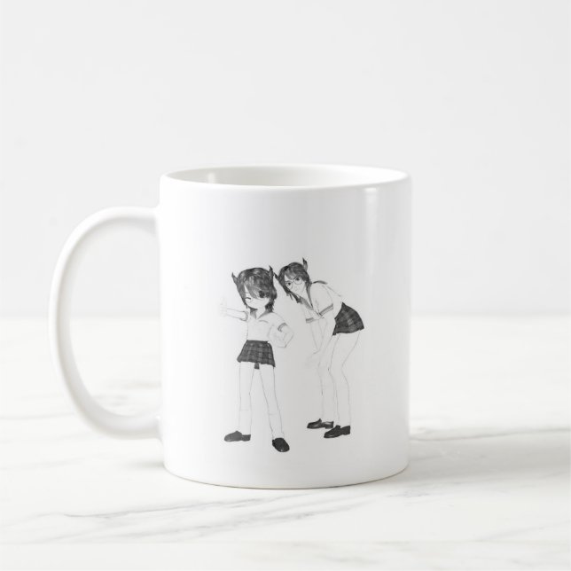 Ariel: Highschool Teufel-Mädchen Tasse 1 (Links)