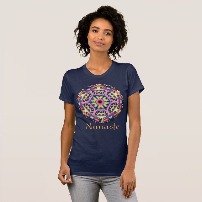 Ariel Namaste Kaleidoskop T - Shirt (Vorne ganz)