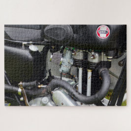 Ariel NG 350 Motorrad Motor in Kriegszeiten. Puzzle