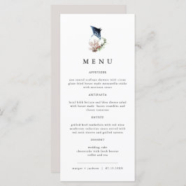 ARIEL Tropical Ocean Corean Manta Ray Beach Menü Menükarte